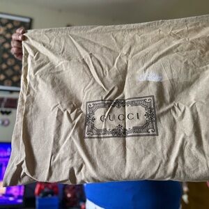 Gucci Tan Dust Bag